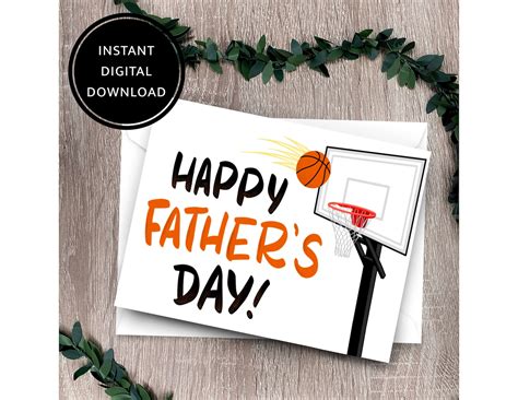 fathers day basketball card